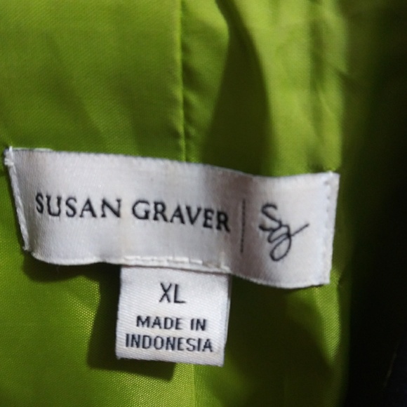 Susan Graver XL lined blazer - Picture 4 of 5